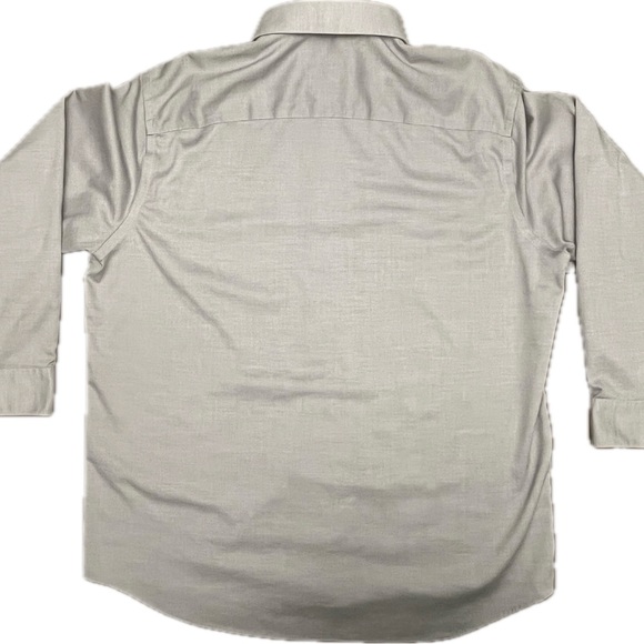 Calvin Klein Steel+ Regular Fit Stretch Gray Dress Shirt Extra Large - Picture 2 of 11